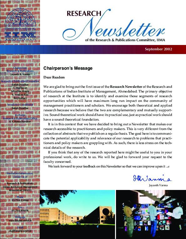 (PDF) Chairperson's Message