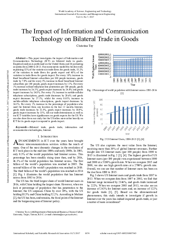 (PDF) The Impact of Information and Communication Technology on ...