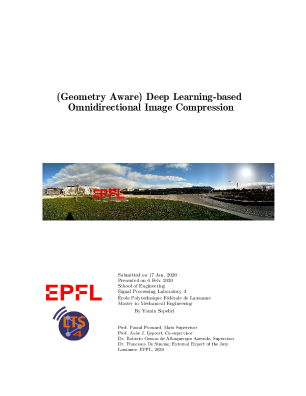 (PDF) (Geometry Aware) Deep Learning-based Omnidirectional Image ...