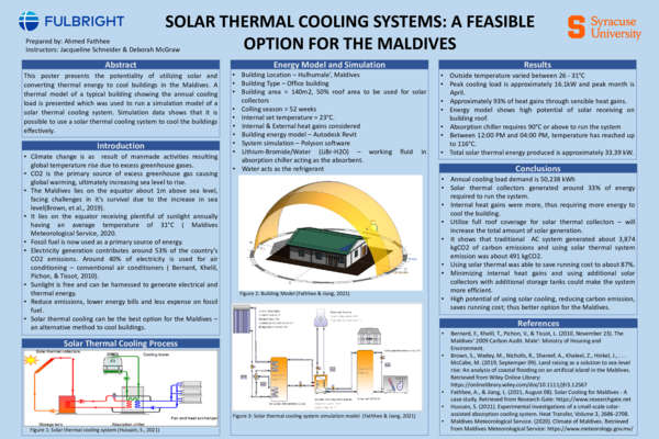 (PDF) Solar Thermal Cooling System: A Feasible Option For The Maldives