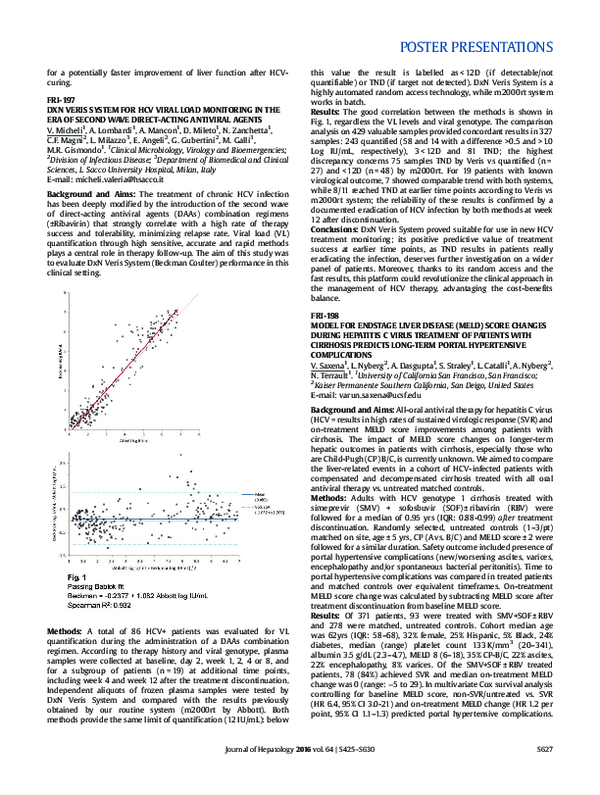 (PDF) Dxn Veris System for HCV Viral Load Monitoring in the Era of ...