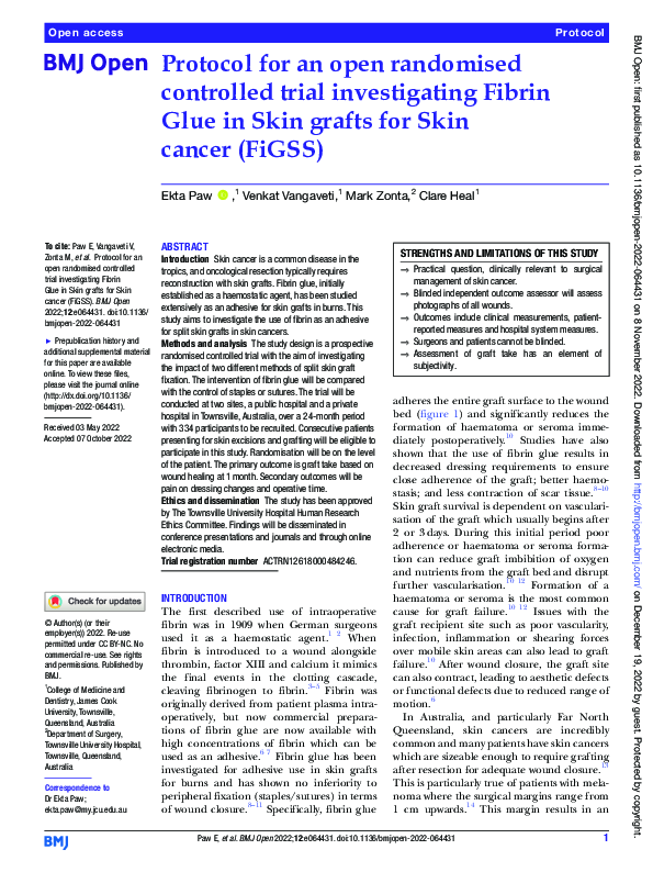 (PDF) Protocol for an open randomised controlled trial investigating ...
