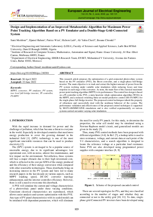 (PDF) Design and Implementation of an Improved Metaheuristic Algorithm ...