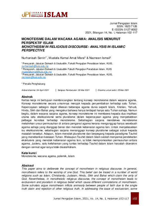 Ummatan Wasathan dalam Perspektif Agama dan Kehidupan Sosial Modern