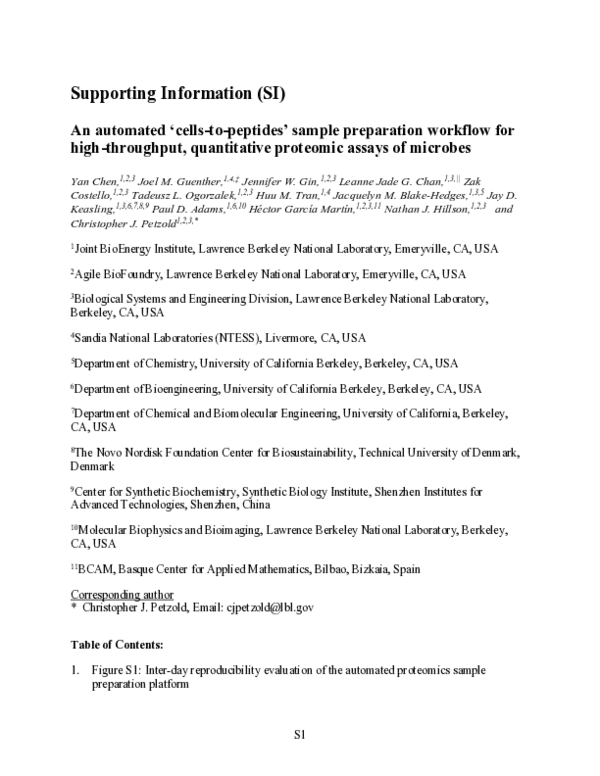 (PDF) Automated “Cells-To-Peptides” Sample Preparation Workflow for ...