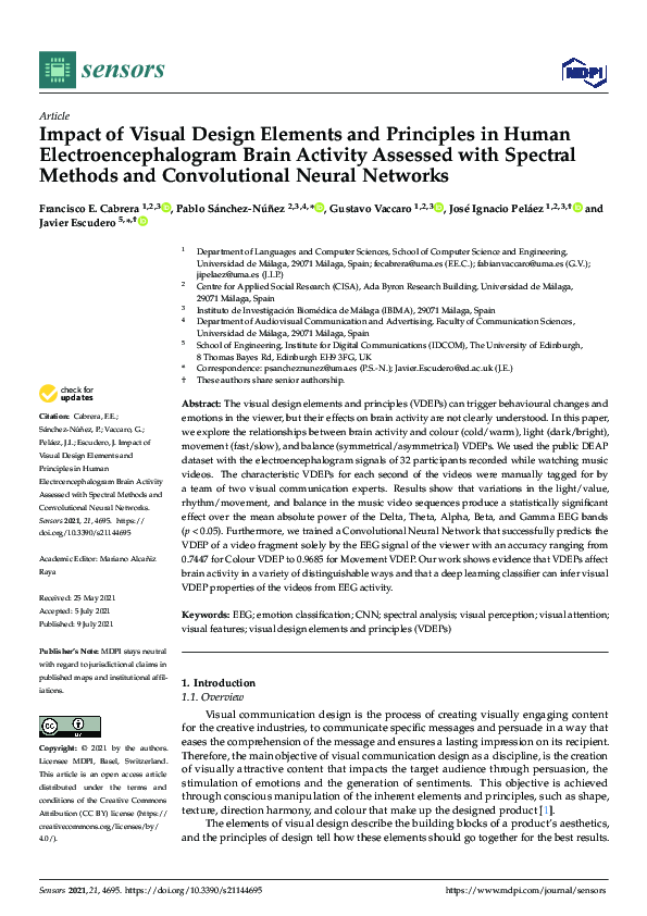 (PDF) VDEP Impact on EEG Activity with CNN Analysis