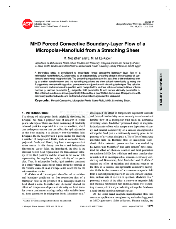 (PDF) MHD Forced Convective Boundary-Layer Flow of a Micropolar ...