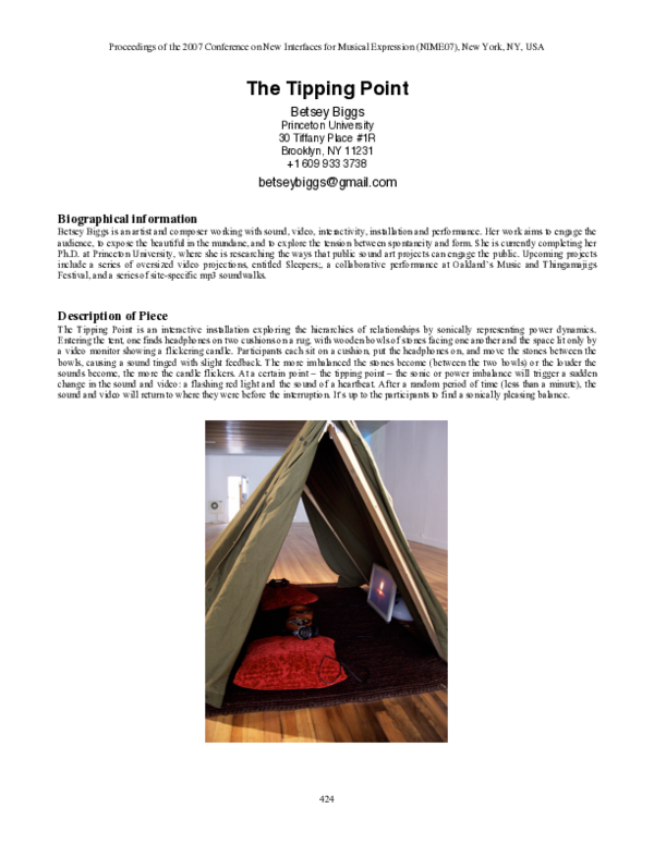 (PDF) The Tipping Point