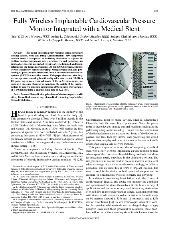 Gallery Detail: Pdf Fully Wireless Implantable Cardiovascular Pressure Monitor