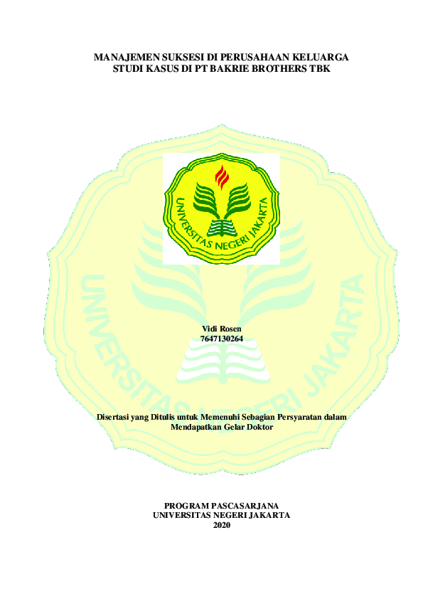 (PDF) Manajemen Suksesi DI Perusahaan Keluargastudi Kasus DI PT Bakrie ...