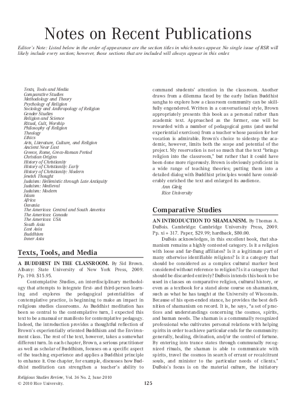 (PDF) An Introduction to Shamanism - By Thomas A. DuBois