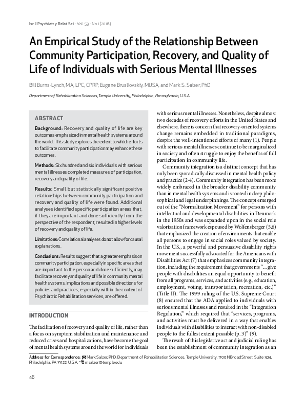(PDF) An Empirical Study of the Relationship Between Community ...