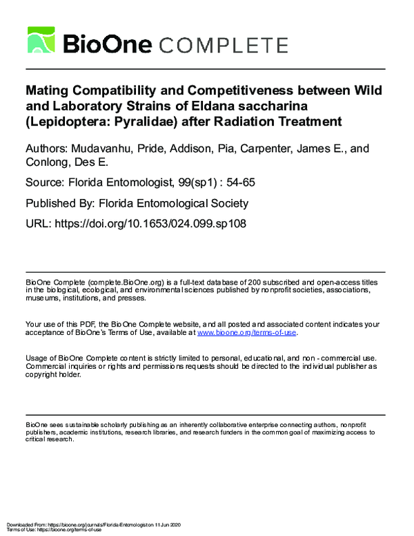 (PDF) Mating Compatibility and Competitiveness between Wild and ...