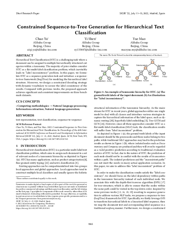 (PDF) Constrained Sequence-to-Tree Generation for Hierarchical Text ...