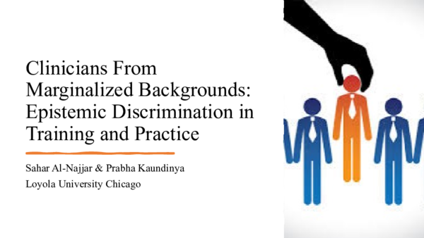 (PPT) Clinicians From Marginalized Backgrounds: Epistemic ...