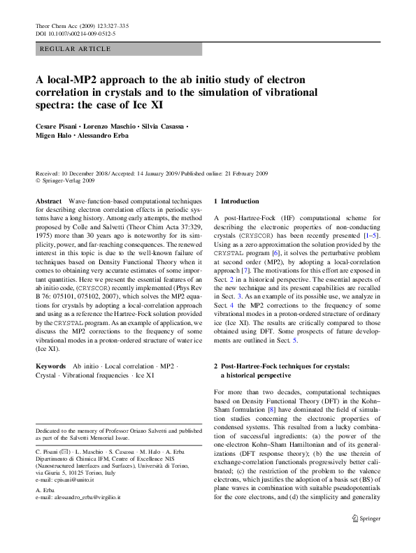 (PDF) A local-MP2 approach to the ab initio study of electron ...