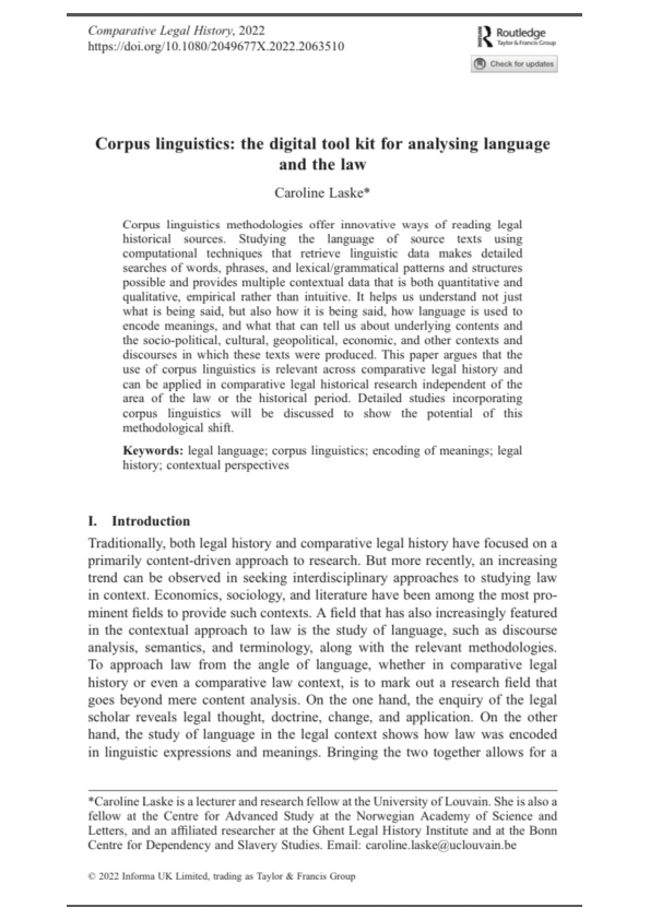 (PDF) Corpus linguistics: the digital tool kit for analysing language ...