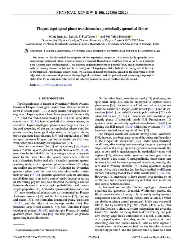 (PDF) Floquet topological phase transitions in a periodically quenched ...