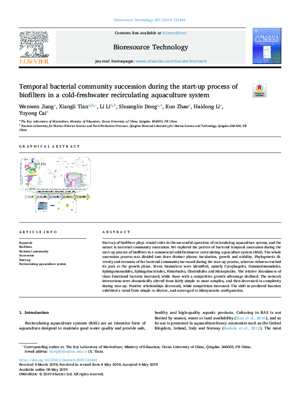 (PDF) Temporal bacterial community succession during the start-up ...