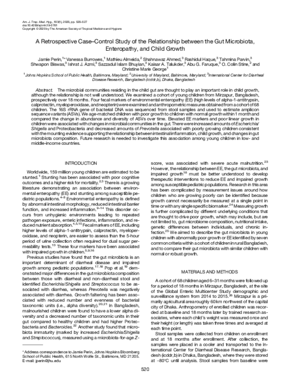 (PDF) A Retrospective Case–Control Study of the Relationship between ...