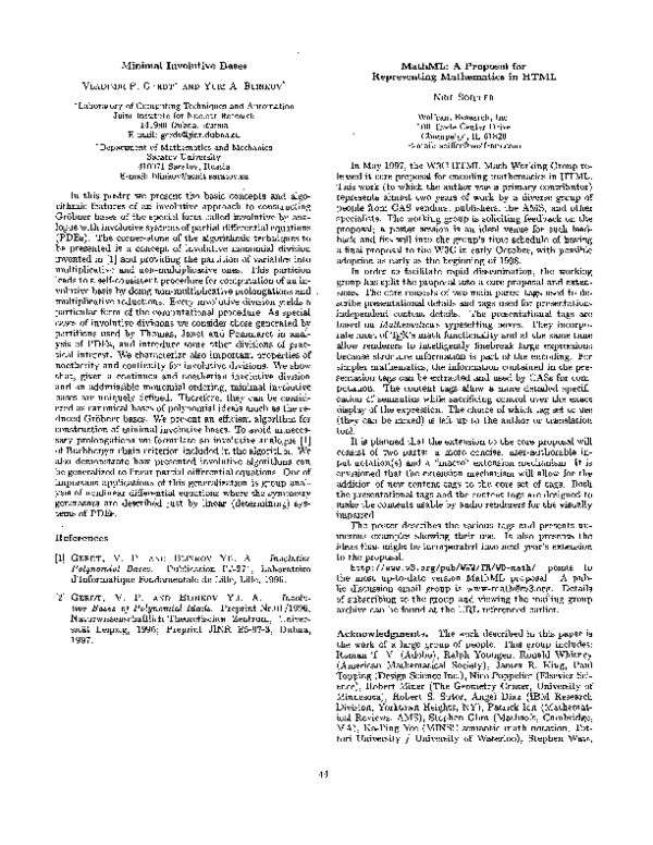 (PDF) MathML
