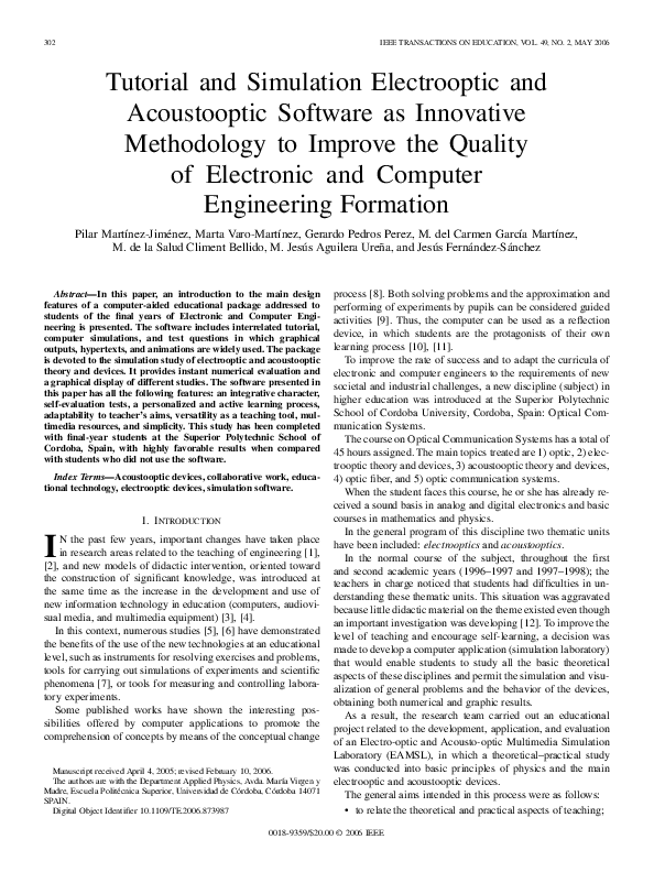 (PDF) Tutorial and Simulation Electrooptic and Acoustooptic Software as ...