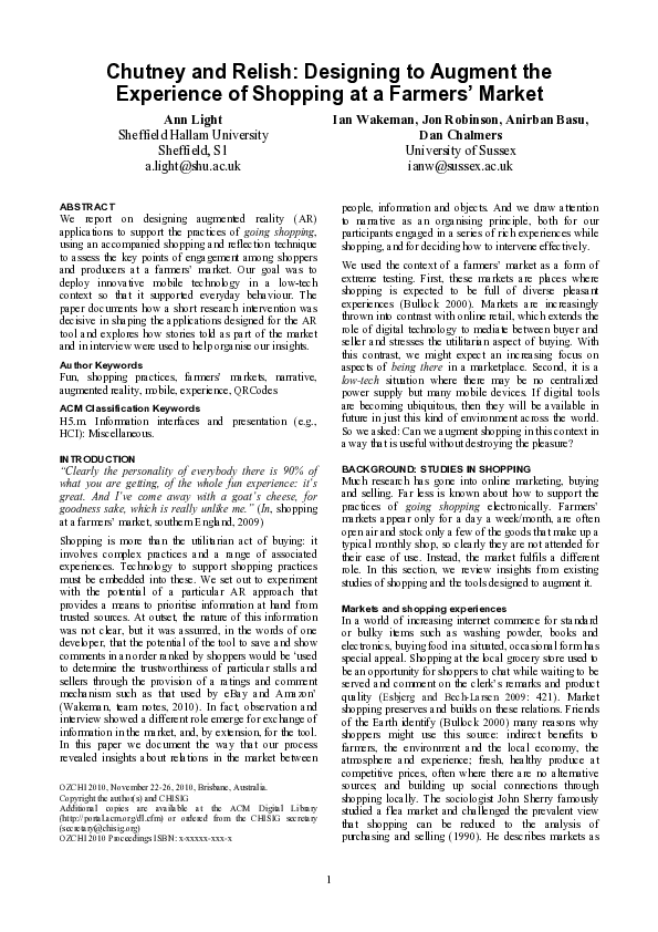 (PDF) Chutney and relish