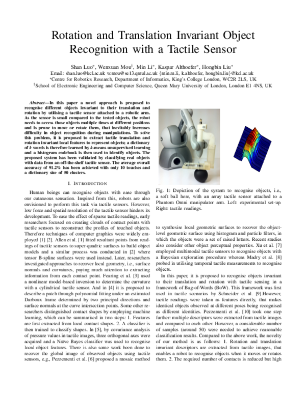(PDF) Rotation and translation invariant object recognition with a ...