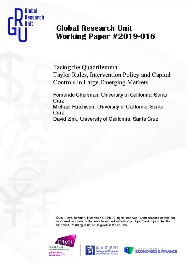 (PDF) Facing the Quadrilemma: Taylor rules, intervention policy and ...
