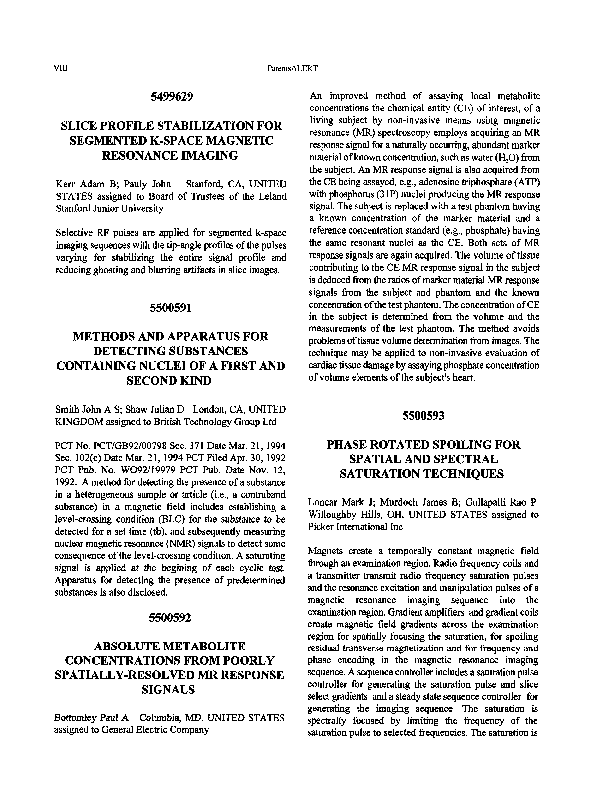 (PDF) 5500593 Phase rotated spoiling for spatial and spectral ...