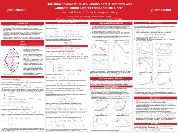(PDF) One-dimensional MHD simulations of MTF systems with compact ...