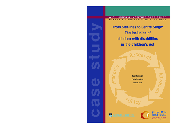 (PDF) From sidelines to centre stage: The inclusion of children with ...