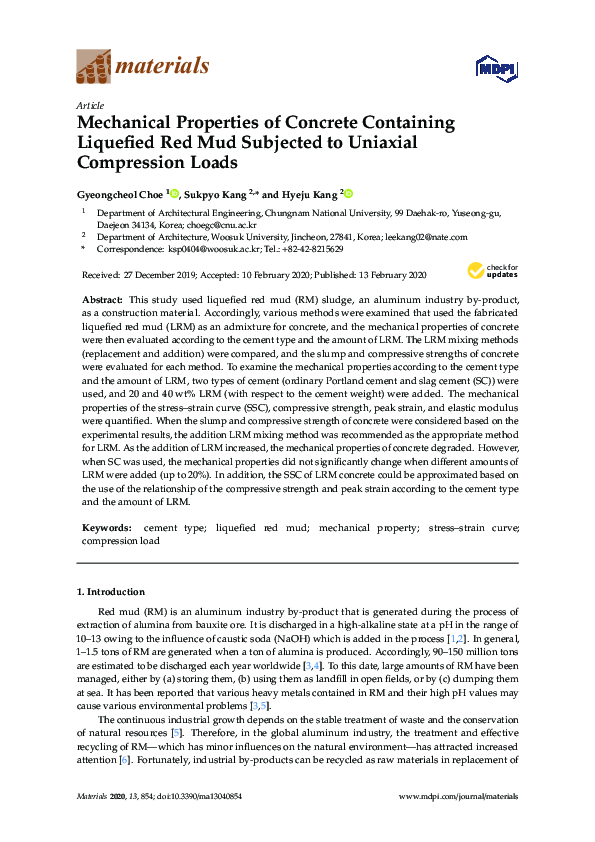 (PDF) Mechanical properties of concrete containing recycled aggregate ...