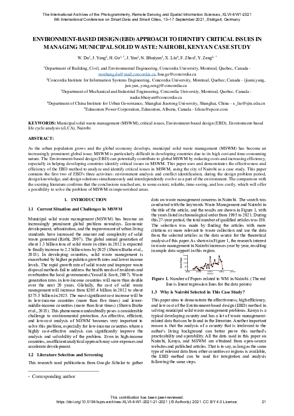 (PDF) Environment-Based Design (Ebd) Approach to Identify Critical ...