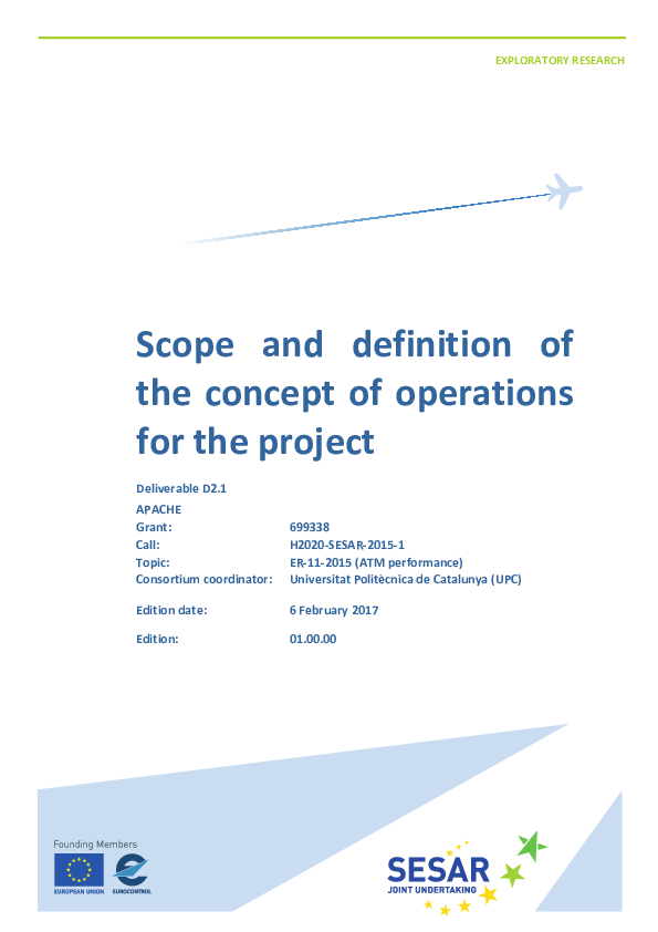 (PDF) APACHE - Scope and definition of the concept of operations for ...