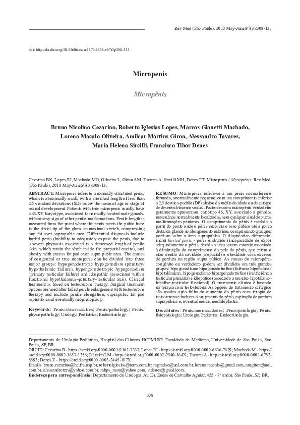 (PDF) Micropenis