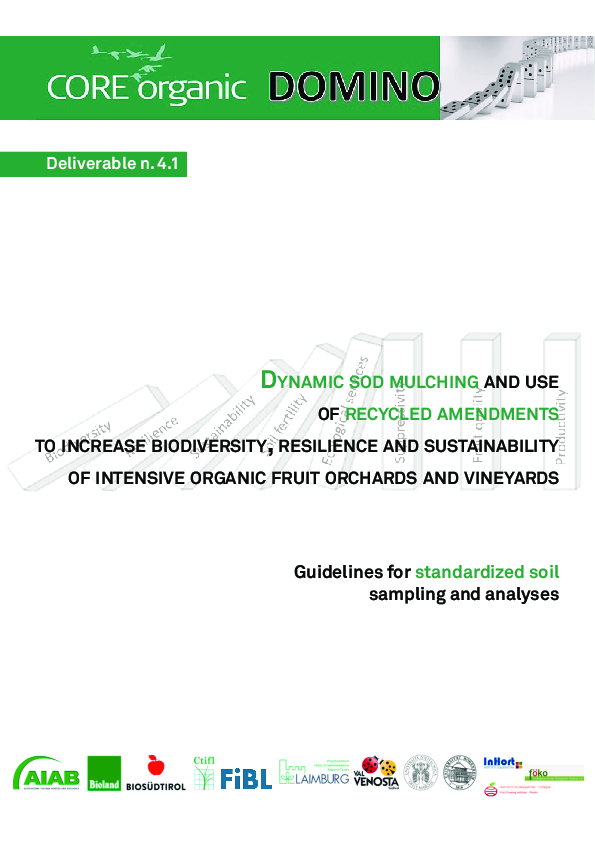 (PDF) D4_1.Guidelines for standardized soil sampling and analysis