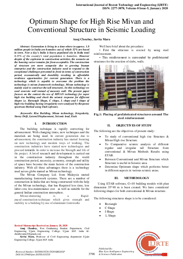 (PDF) Optimum Shape for High Rise Mivan and Conventional Structure in ...