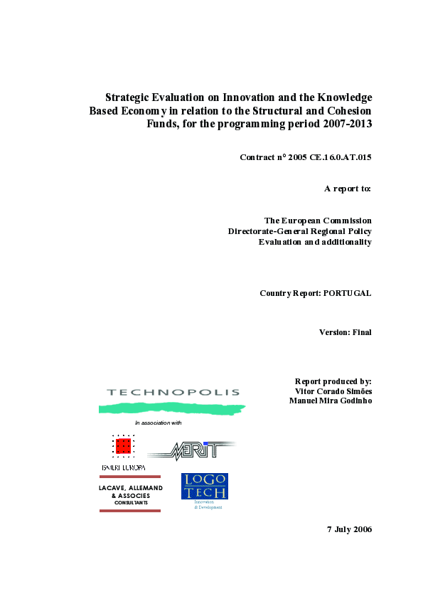 (PDF) Version: Final Report produced by