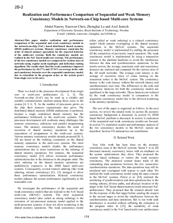 (PDF) Realization and performance comparison of sequential and weak ...