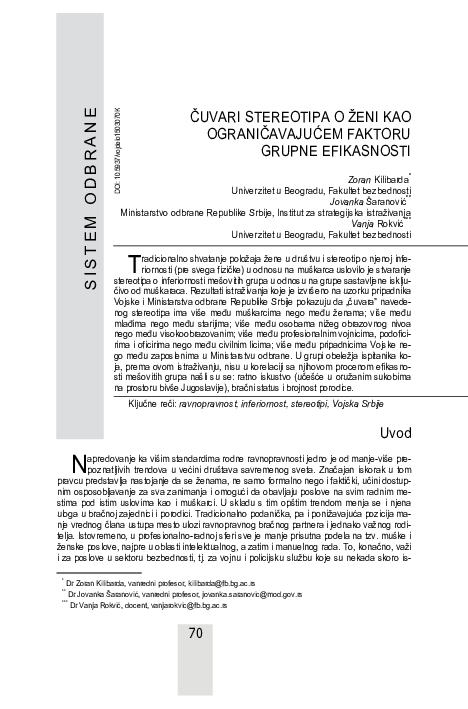 (PDF) Guardians of stereotypes about the woman as a limiting factor of ...