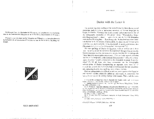 Pdf Darius With The Letter H David Klotz Academia Edu