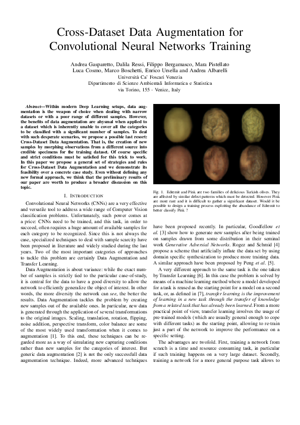 (PDF) Cross-Dataset Data Augmentation for Convolutional Neural Networks ...