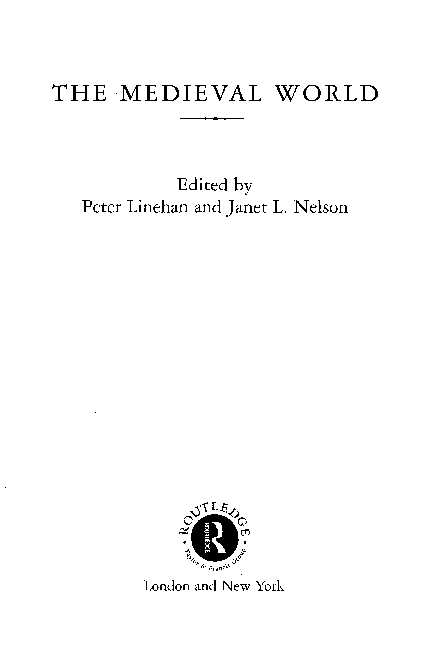 (PDF) The Medieval World
