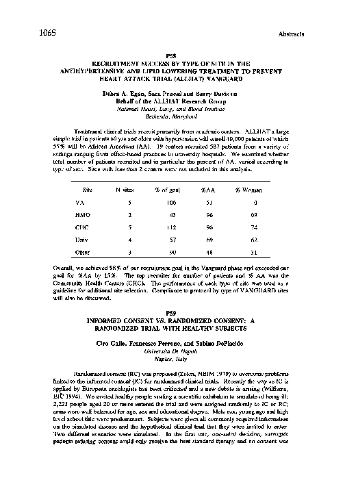 (PDF) P59 Informed consent vs. randomized consent: A randomized trial ...