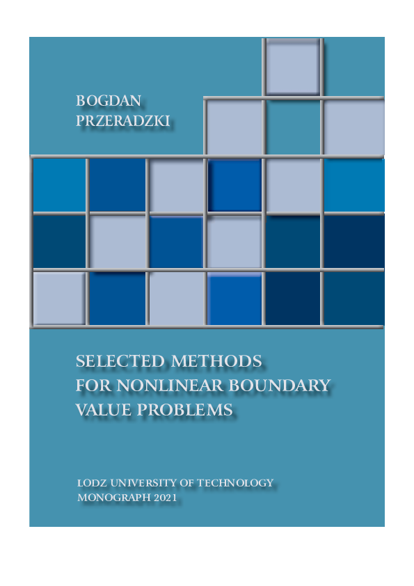 (PDF) Selected Methods For Nonlinear Boundary Value Problems
