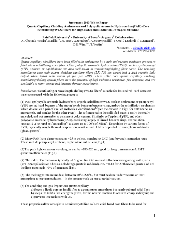 (PDF) Quartz Capillary Cladding Anthracene and Polycyclic Aromatic ...