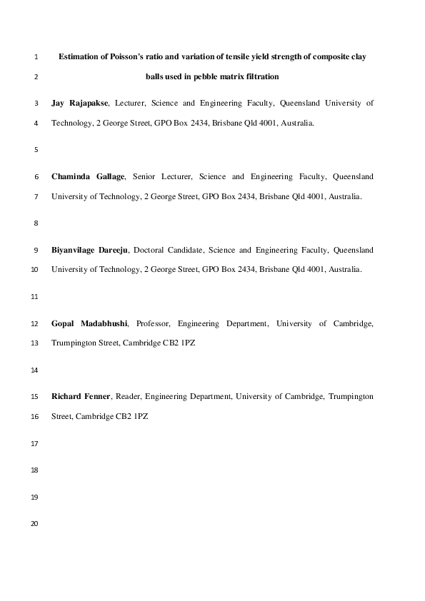 (PDF) Estimation of Poisson’s Ratio and Variation of Tensile Yield ...