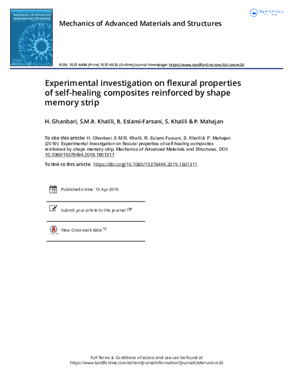 (PDF) Experimental investigation on flexural properties of self-healing ...