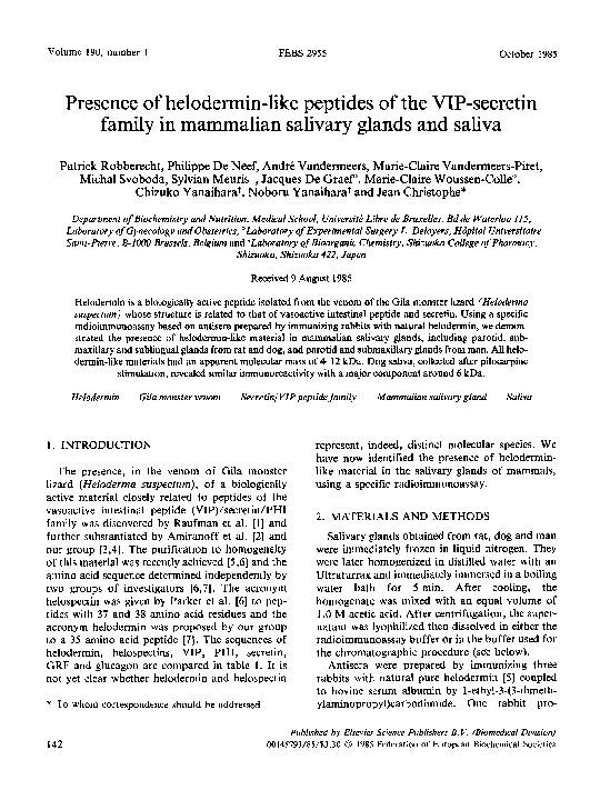 (PDF) Presence of helodermin-like peptides of the VIP-secretin family ...